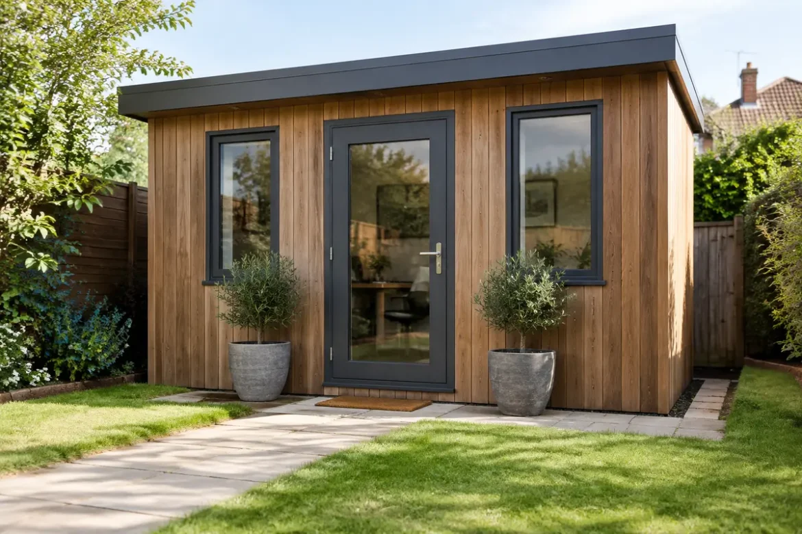 Aménager un abri de jardin 20 m² en bureau professionnel : quelles démarches ?