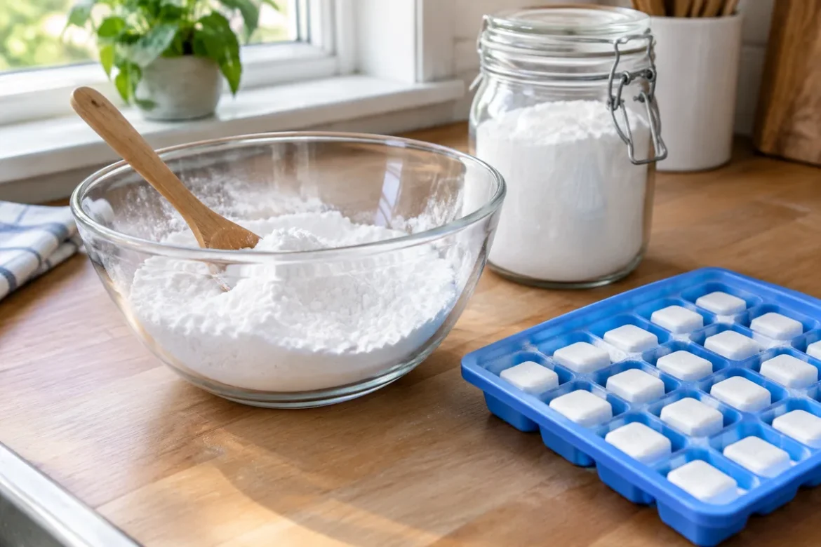 Recette de pastilles lave-vaisselle sans acide citrique en 3 ingrédients
